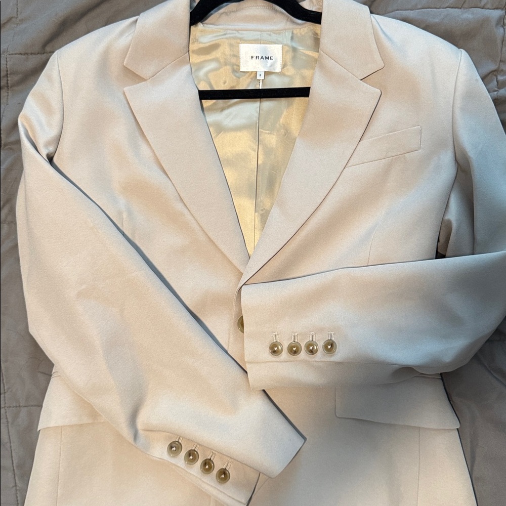 Frame Tan Jacket blazer - Picture 3 of 9
